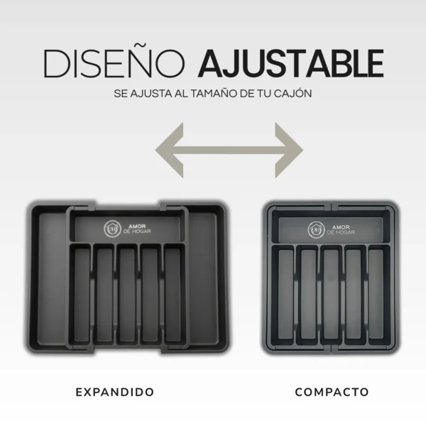 Organizador de cubiertos y utensilios de cocina