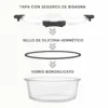 Set de 12 Recipientes de Vidrio Herméticos con Tapa – Contenedores para Alimentos y Meal Prep