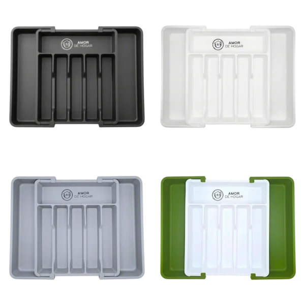 Organizador de cubiertos y utensilios de cocina