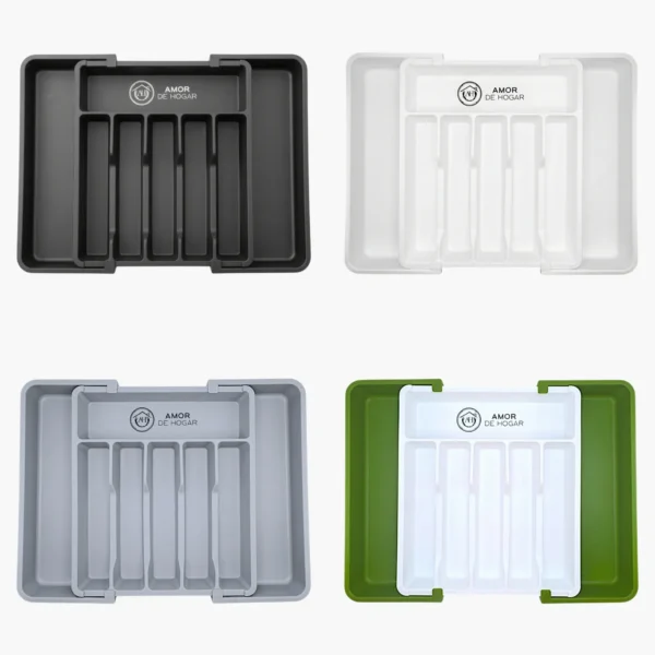 Organizador de cubiertos y utensilios de cocina