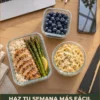 Set de 12 Recipientes Herméticos de Vidrio para Comida y Almacenamiento, Contenedores para Cocina, Meal Prep, Microondas, Horno, Refrigerador y Congelador, sin BPA