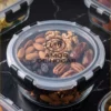 Set de 12 Recipientes Herméticos de Vidrio para Comida y Almacenamiento, Contenedores para Cocina, Meal Prep, Microondas, Horno, Refrigerador y Congelador, sin BPA