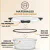 Set de 12 Recipientes Herméticos de Vidrio para Comida y Almacenamiento, Contenedores para Cocina, Meal Prep, Microondas, Horno, Refrigerador y Congelador, sin BPA