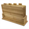 Tabla (copia) (2) Kit de 4 tablas de bambú con base