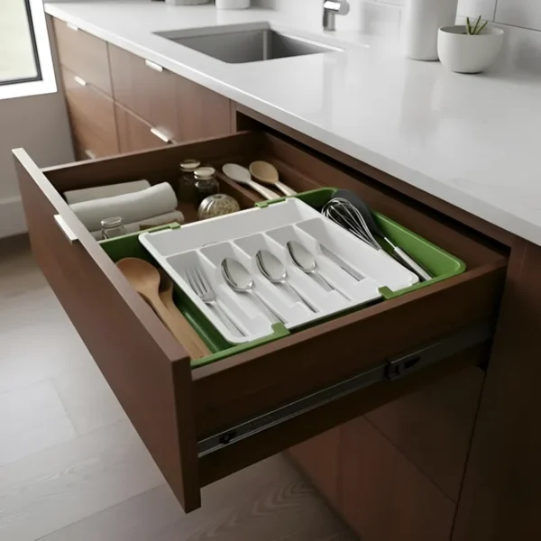 Organizador de cubiertos y utensilios de cocina